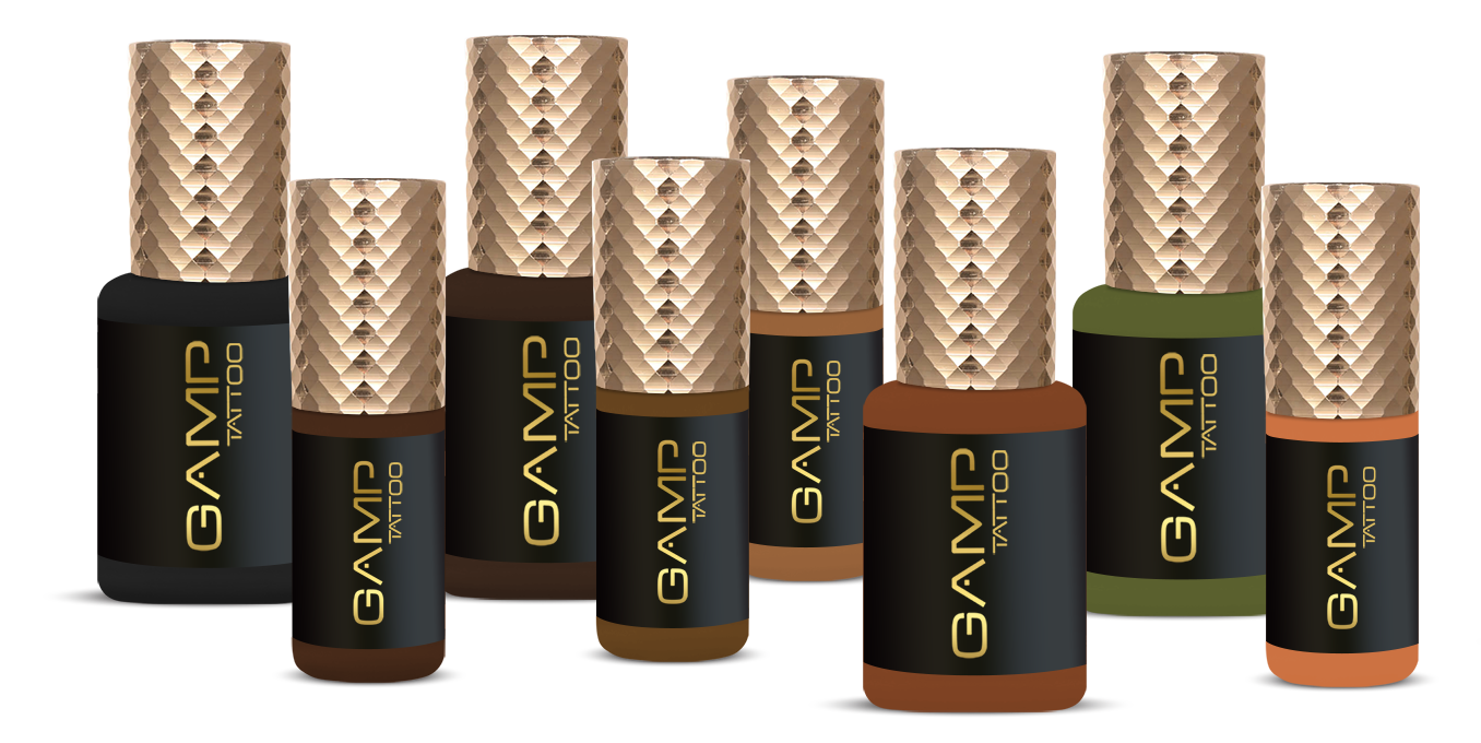 Gamp sminktetovalo pigment